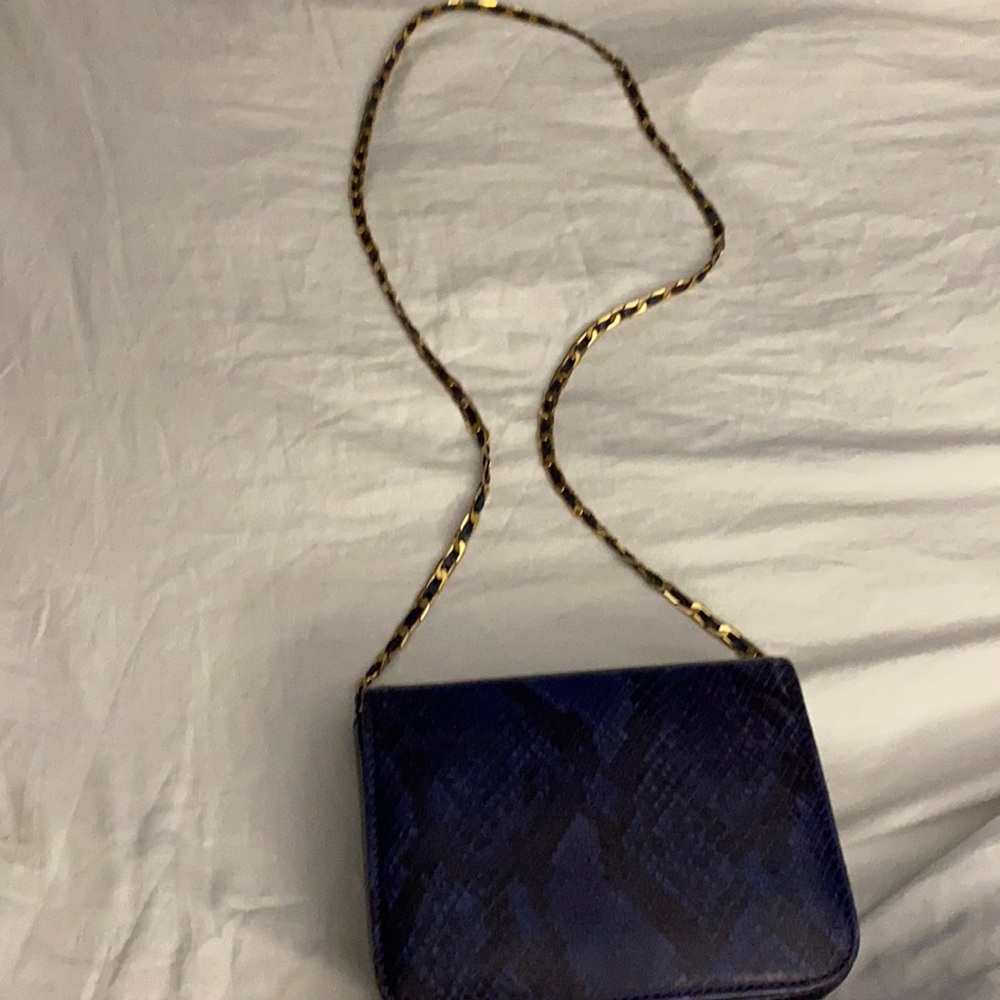 Purple snake skin Crossbody